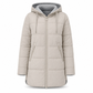 👜 -50 % sur toute la mode femme ! ✨Manteau matelé long à capuche et coupe slim, couleur unie, avec poches pour l'hiver