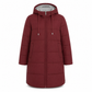 👜 -50 % sur toute la mode femme ! ✨Manteau matelé long à capuche et coupe slim, couleur unie, avec poches pour l'hiver