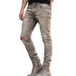 Jean slim déchiré tendance pour homme