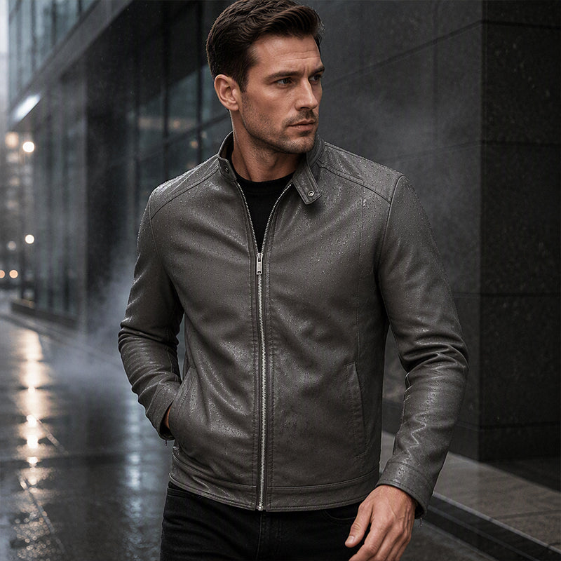 Veste de motard chaude et ajustée