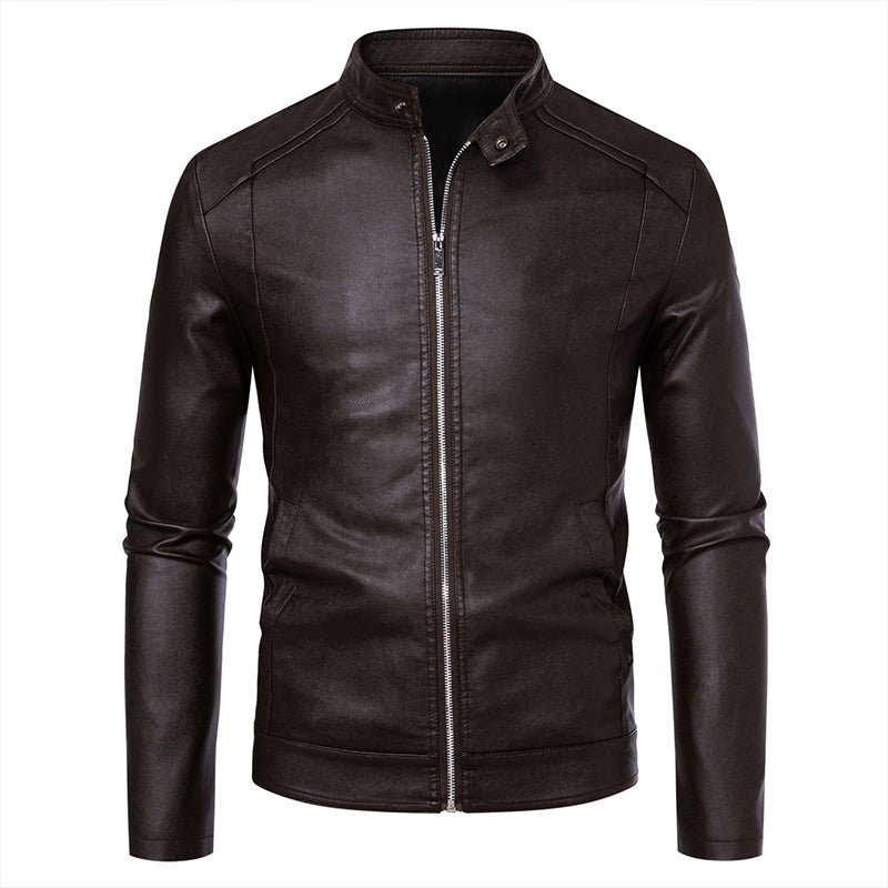Veste de motard chaude et ajustée