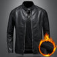 Veste de motard chaude et ajustée
