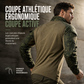 Veste tactique à manches longues pour homme