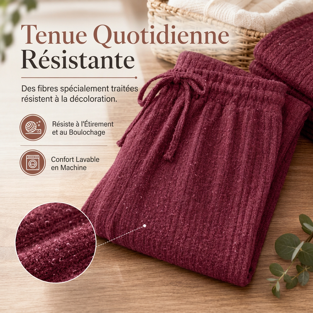 Ensemble de détente en maille décontracté pour femme