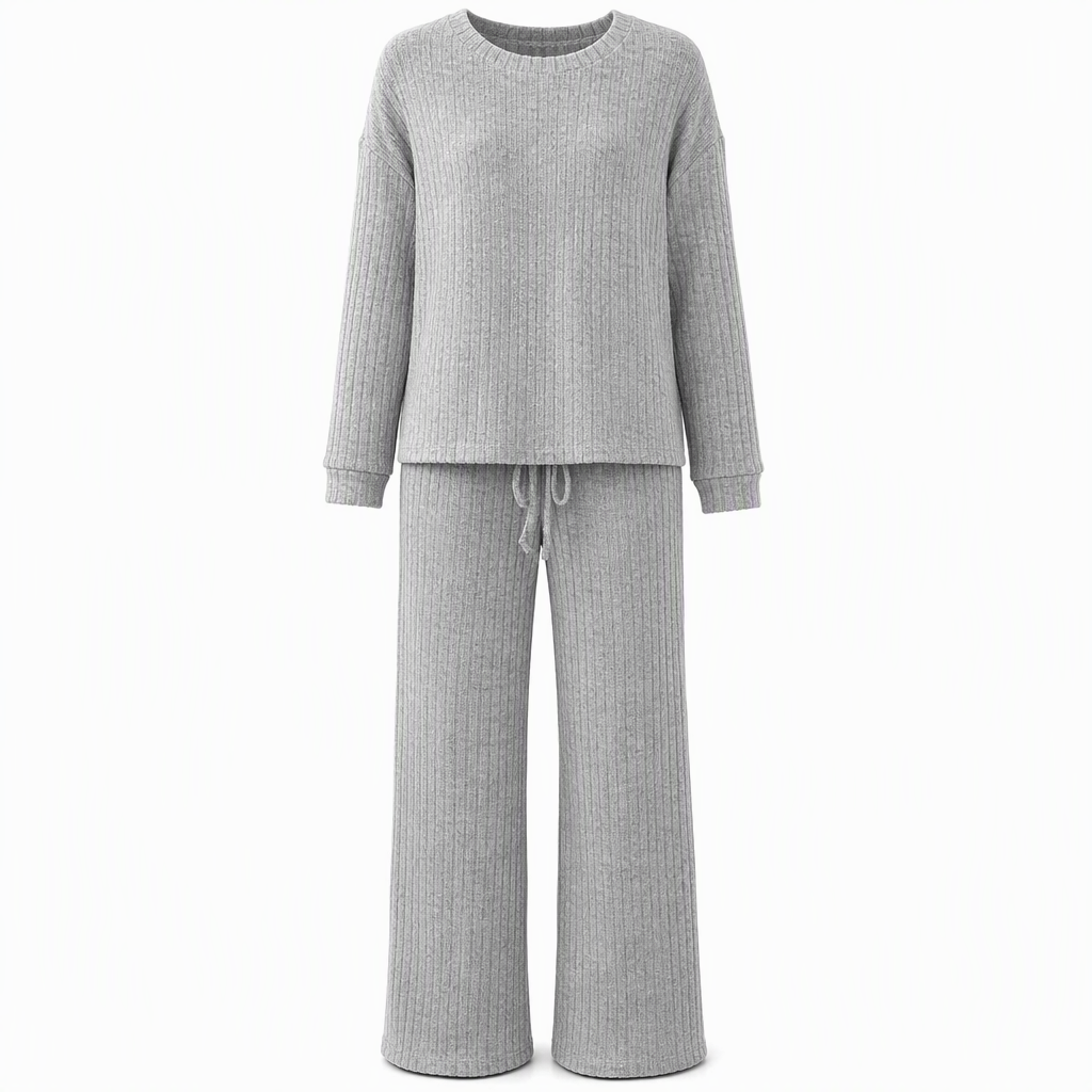 Ensemble de détente en maille décontracté pour femme