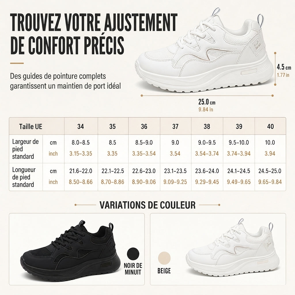 Chaussures de sport légères et respirantes pour femmes