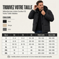 Veste à capuche thermique et coupe-vent d'hiver pour homme