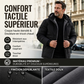 Veste à capuche thermique et coupe-vent d'hiver pour homme