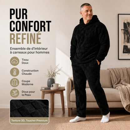 📢📢50 % DE RÉDUCTION !! ⏰& Livraison gratuite✈️Ensemble décontracté homme : sweat à capuche et pantalon de survêtement