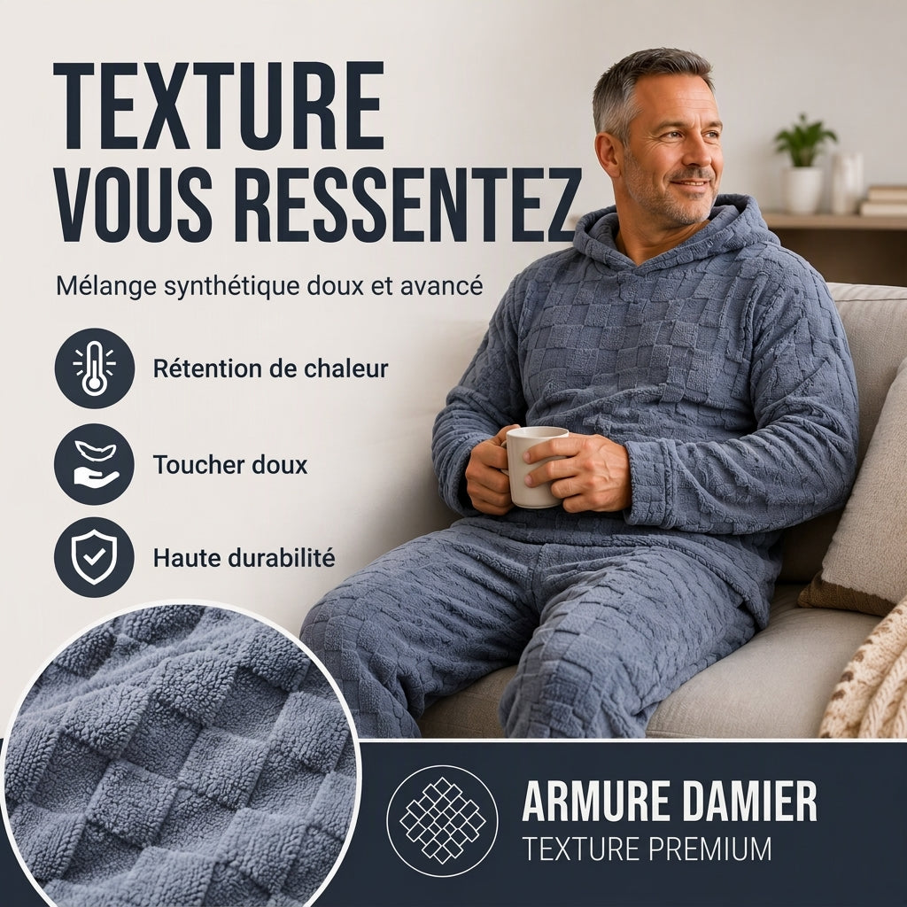 📢📢50 % DE RÉDUCTION !! ⏰& Livraison gratuite✈️Ensemble décontracté homme : sweat à capuche et pantalon de survêtement