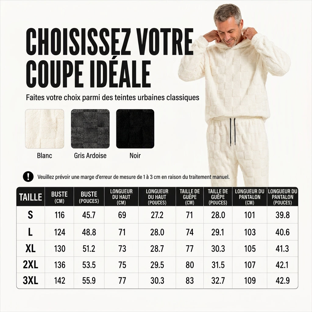 📢📢50 % DE RÉDUCTION !! ⏰& Livraison gratuite✈️Ensemble décontracté homme : sweat à capuche et pantalon de survêtement