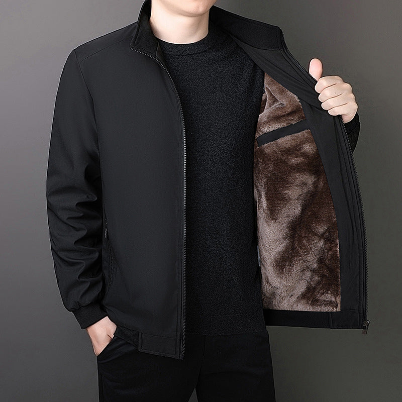 Veste d'hiver épaisse classique pour homme