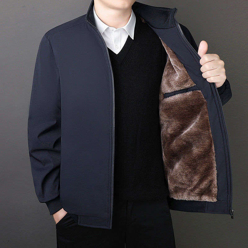 Veste d'hiver épaisse classique pour homme