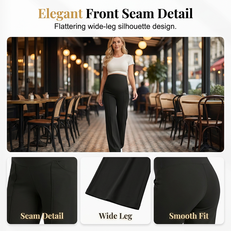 📢📢50 % DE RÉDUCTION !! ⏰Pantalon de détente de grossesse à taille haute pour femme