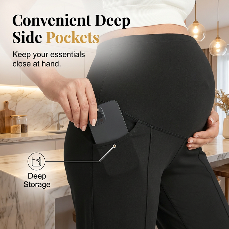 📢📢50 % DE RÉDUCTION !! ⏰Pantalon de détente de grossesse à taille haute pour femme