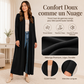 Gilet long maxi ouvert devant pour femme