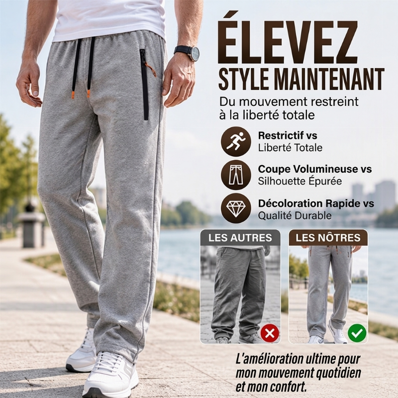 📢📢50 % DE RÉDUCTION !! ⏰Pantalon de survêtement thermique confortable d'hiver pour homme