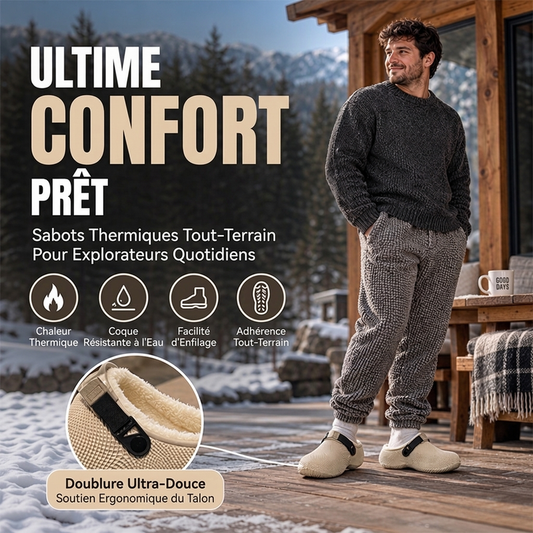 Pantoufles d'hiver chaudes en peluche pour hommes
