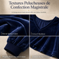 Ensemble deux pièces en velours de couleur unie pour femme, avec sweat à col V profond et coupe ample et jupe longue évasée