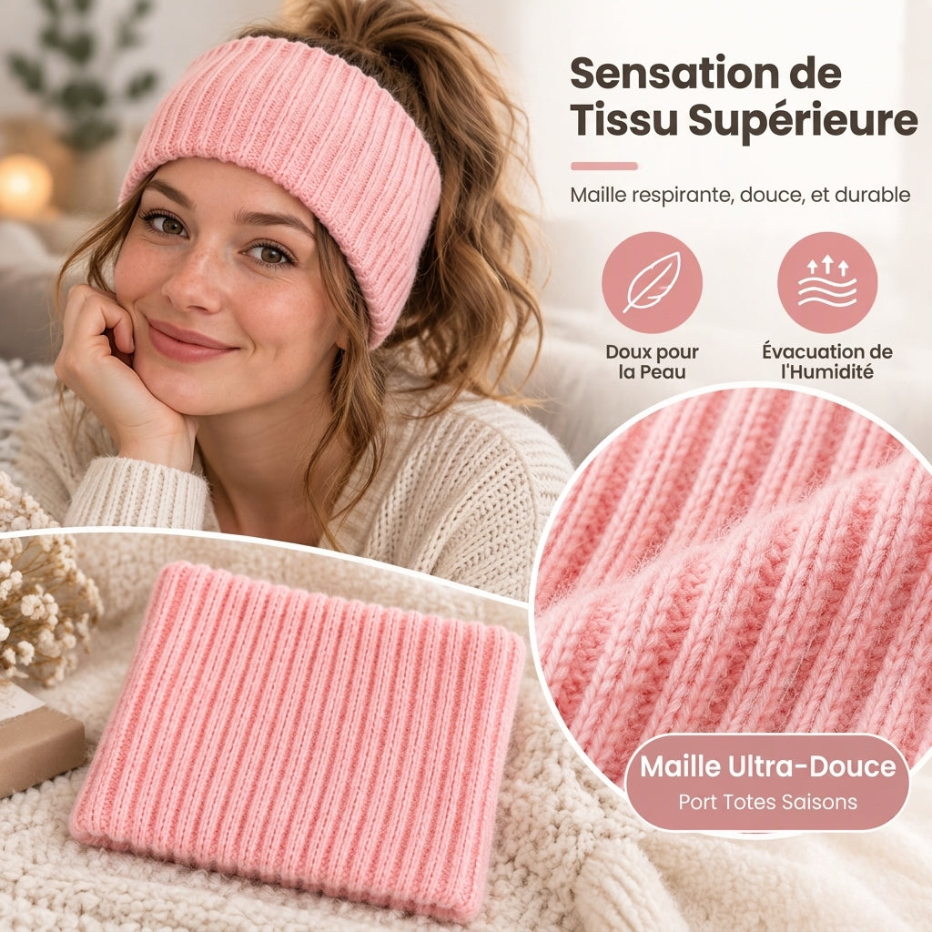 👜 -50 % sur toute la mode femme ! ✨Bandeau de sport large en maille côtelée