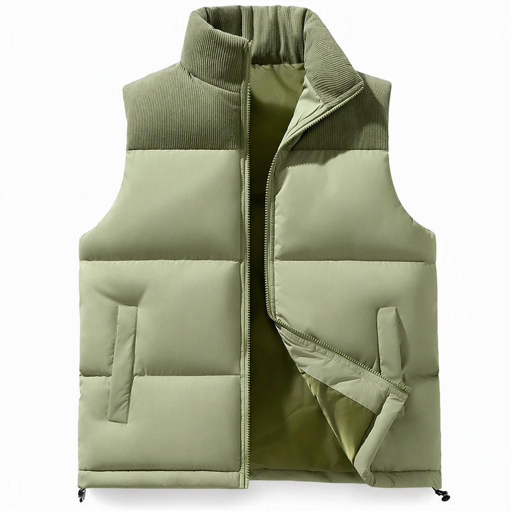 Gilet matelassé d’hiver épais et unisexe, coupe ample, rembourré de coton et assemblé, pour hommes et femmes