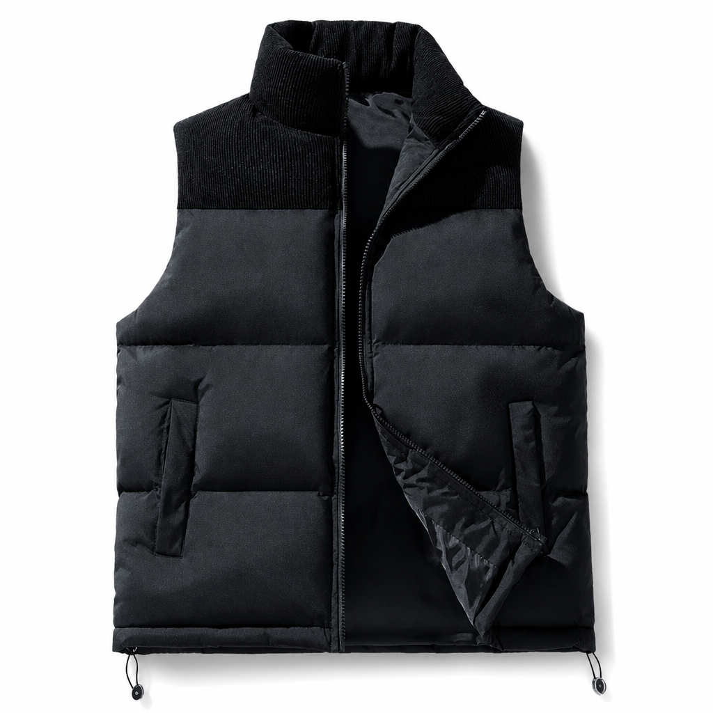 Gilet matelassé d’hiver épais et unisexe, coupe ample, rembourré de coton et assemblé, pour hommes et femmes