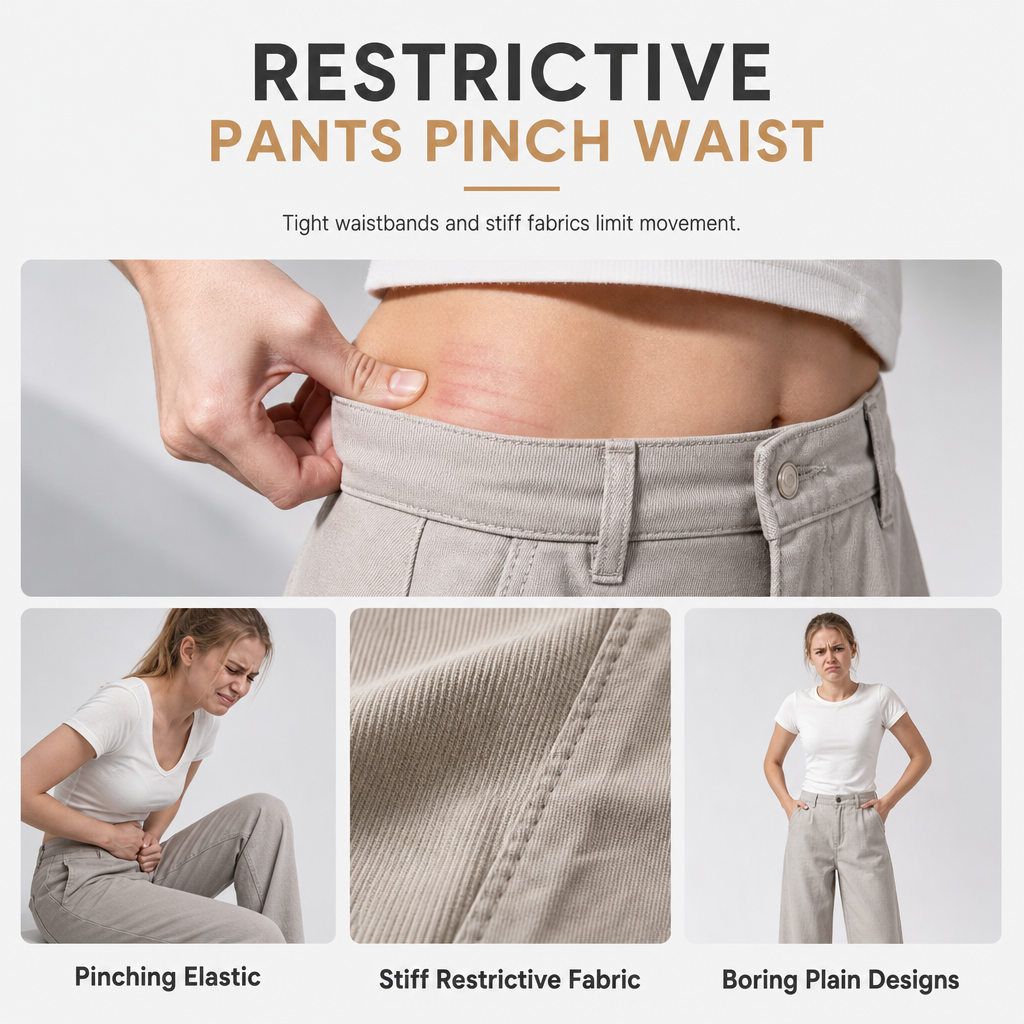 Pantalon de sport décontracté pour femme, à jambes larges, avec taille élastiquée et couleur contrastée