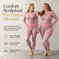 Ensemble de détente et de sport slim à rayures et blocs de couleur, haut à col rond et pantalon à manches longues pour femme