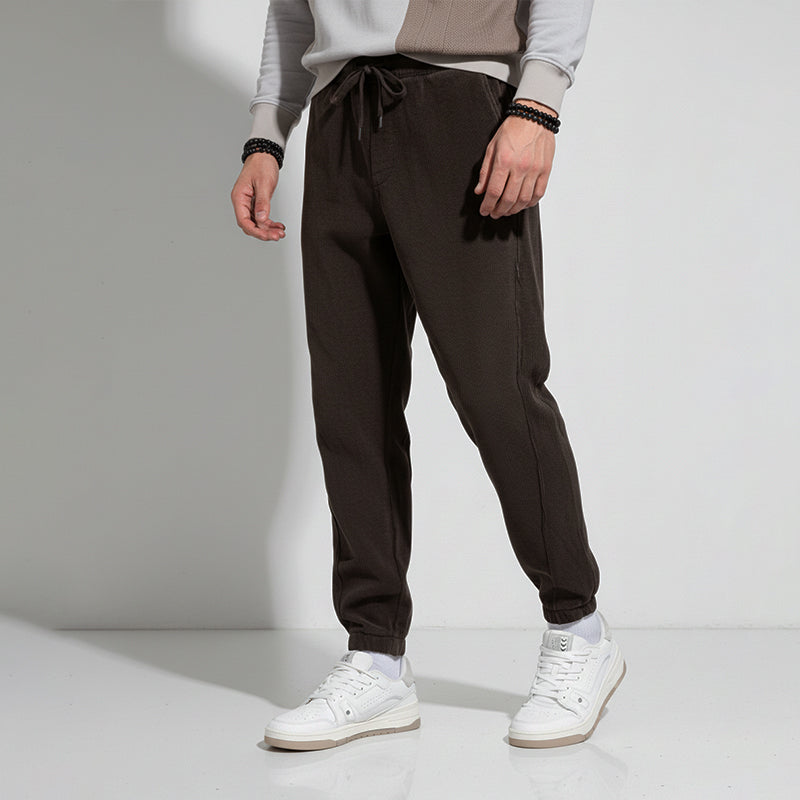 Pantalon décontracté ajusté pour homme