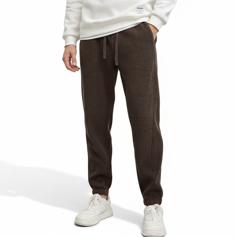 Pantalon décontracté ajusté pour homme