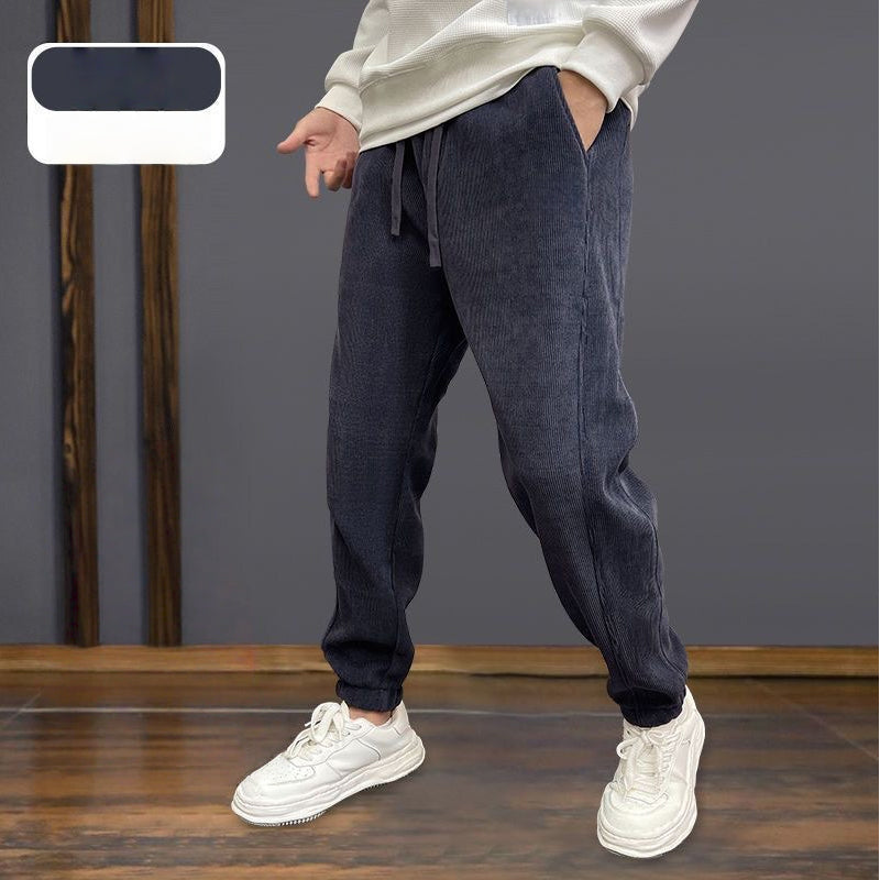 Pantalon décontracté ajusté pour homme
