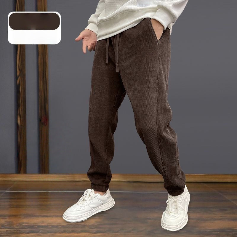 Pantalon décontracté ajusté pour homme