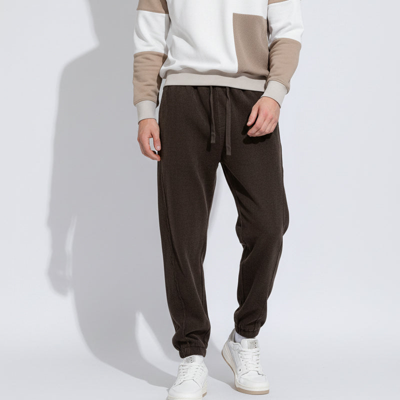 Pantalon décontracté ajusté pour homme
