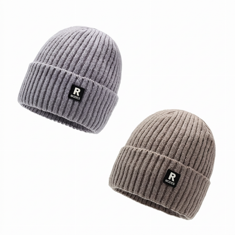 Bonnet chaud en maille slouchy pour homme