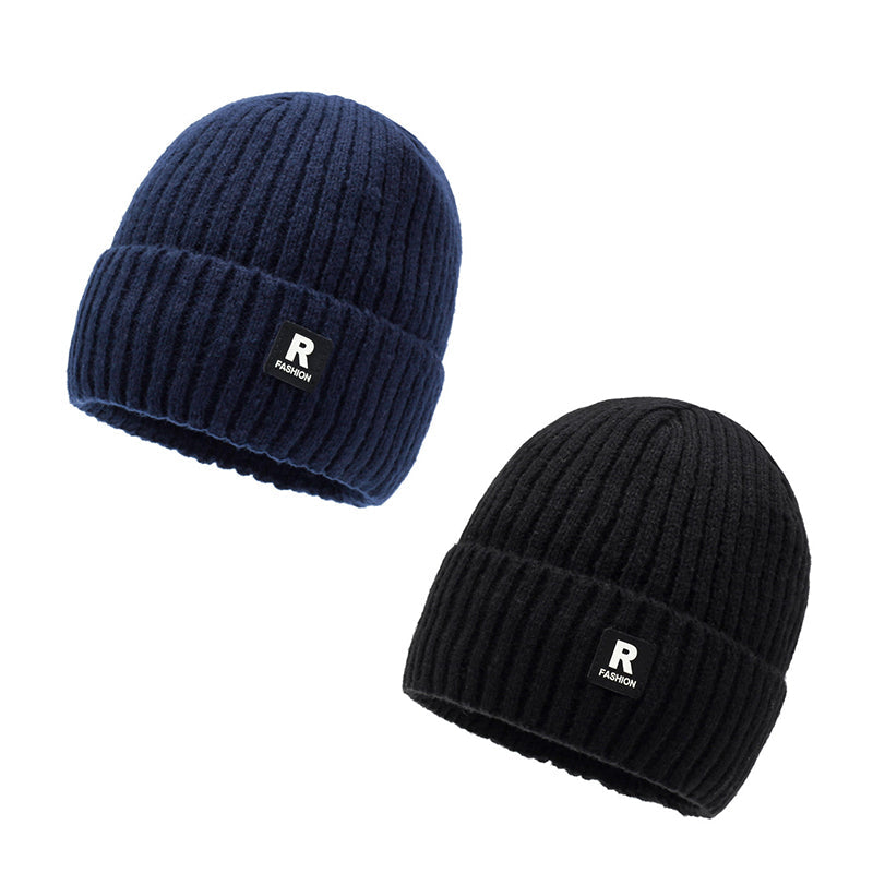 Bonnet chaud en maille slouchy pour homme