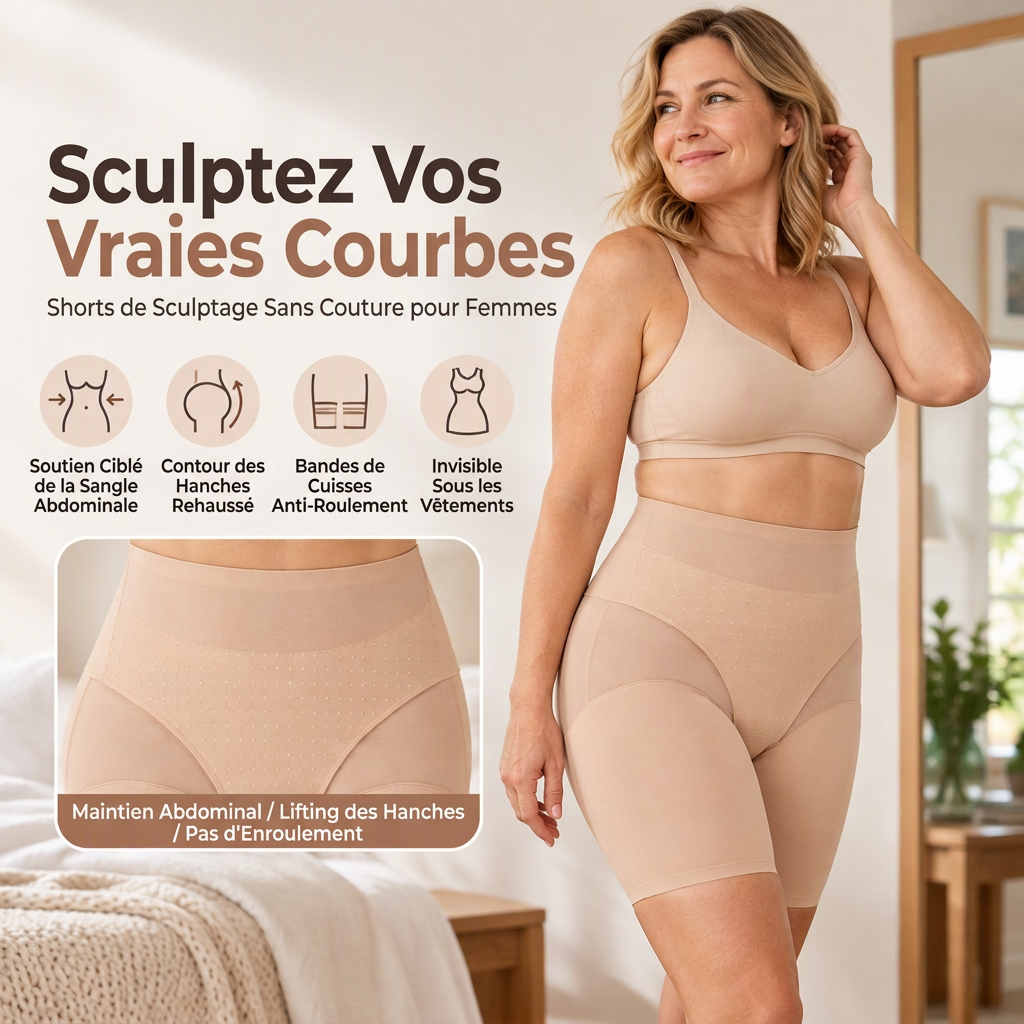 Shapewear taille haute gainant pour femmes