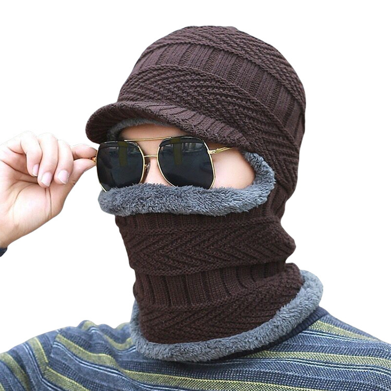 🧢 50% DE RÉDUCTION ! ❄️ Bonnet d'Hiver 3 en 1 – Couvre-Visage Intégré, Tissu Polaire Doux & Cagoule Sportive 🏔️✨