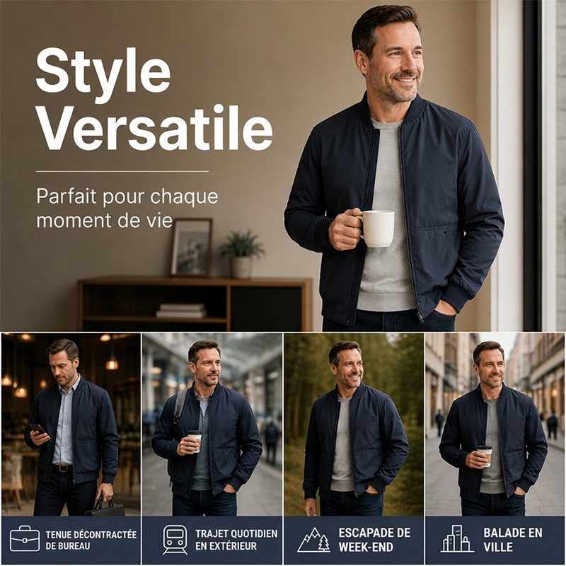 Veste de baseball chaude d'hiver pour homme