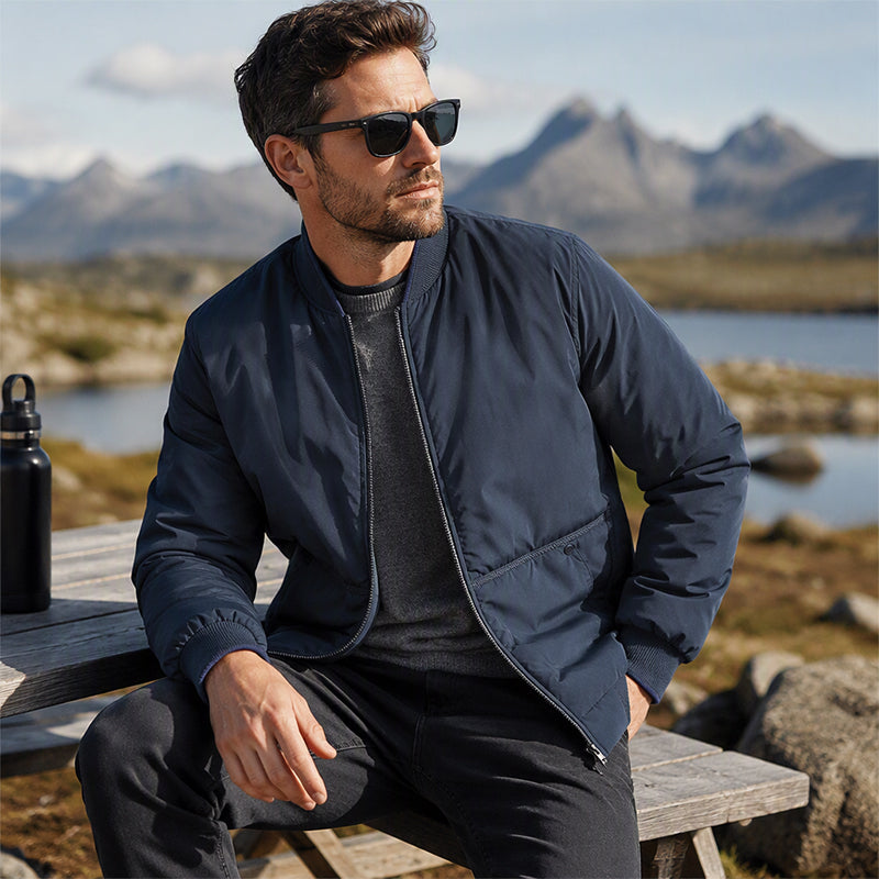 Veste de baseball chaude d'hiver pour homme