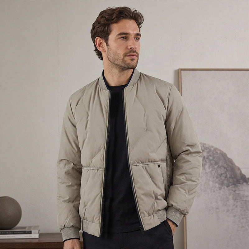 Veste de baseball chaude d'hiver pour homme