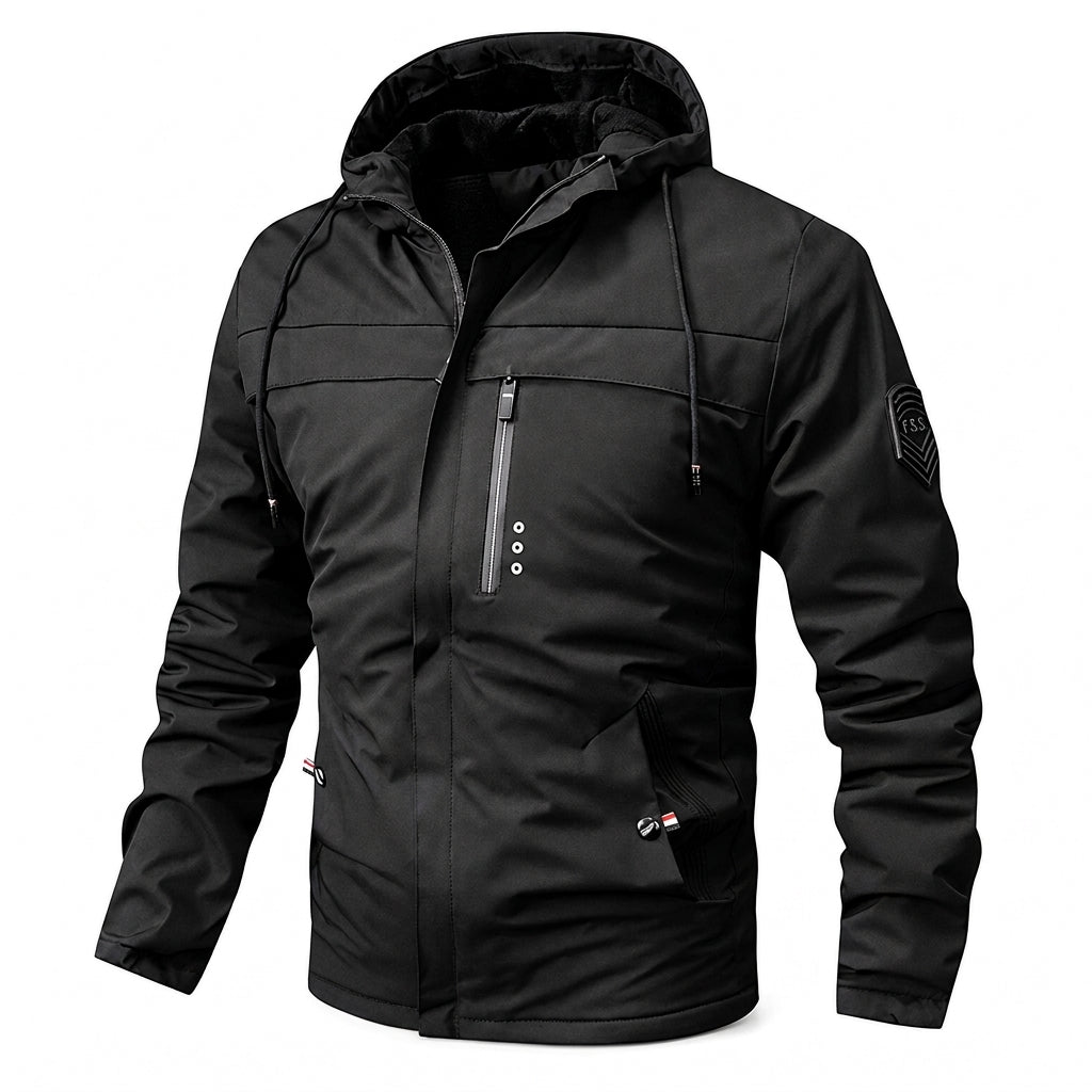 Manteau d'automne-printemps ample à doublure pelucheuse rétro américaine pour homme