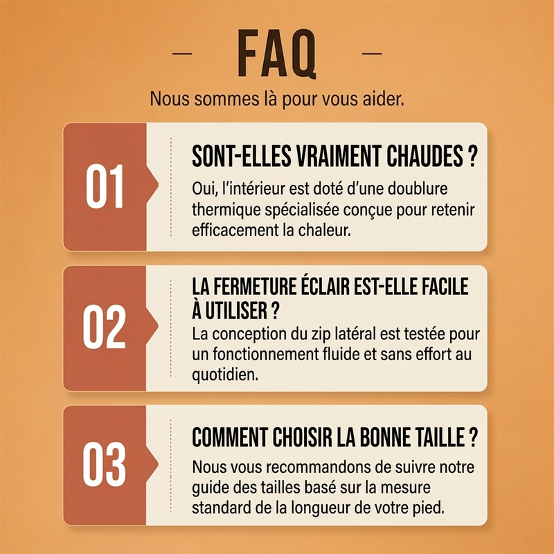 Bottes d'hiver antidérapantes et doublures chaudes pour hommes