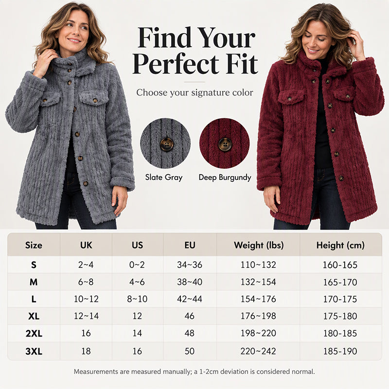 Manteau thermique douillet mi-long d'hiver pour femme
