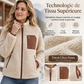 💖Soldes ! Prix cassés💖Veste d'hiver en peluche sherpa zippée pour femme