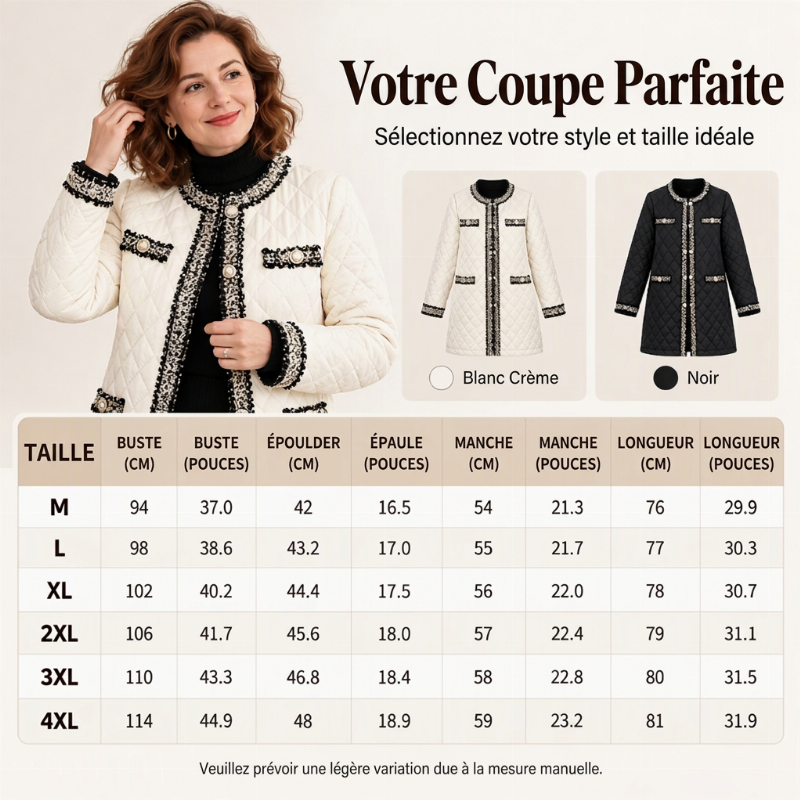 💖Soldes ! Prix cassés💖Manteau matelassé mi-long pour femme