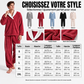 Ensemble Pyjama Homme Confortable et Chaud en Peluche