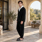 Ensemble Pyjama Homme Confortable et Chaud en Peluche