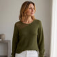 Chandail en fausse fourrure de vison pour femme avec patchwork en maille
