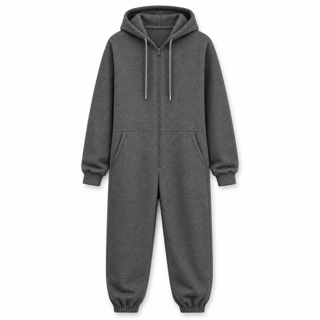 Ensemble de survêtement d'hiver pour homme avec sweat à capuche zippé intégral et pantalon de jogging