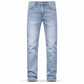 Jeans extensibles slim fit pour homme, pantalon en denim décontracté à taille mi-haute